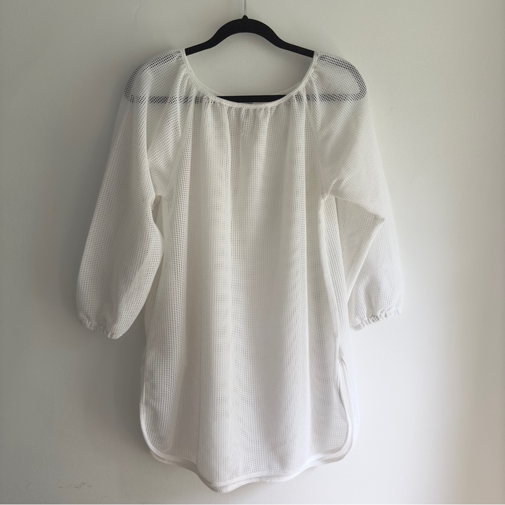 Vintage 90's Mesh Bathing Suit Cover Up Dress